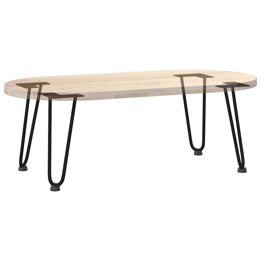 Haarnadelbeine für Couchtisch 4 Stk. Schwarz 30 cm Massivstahl