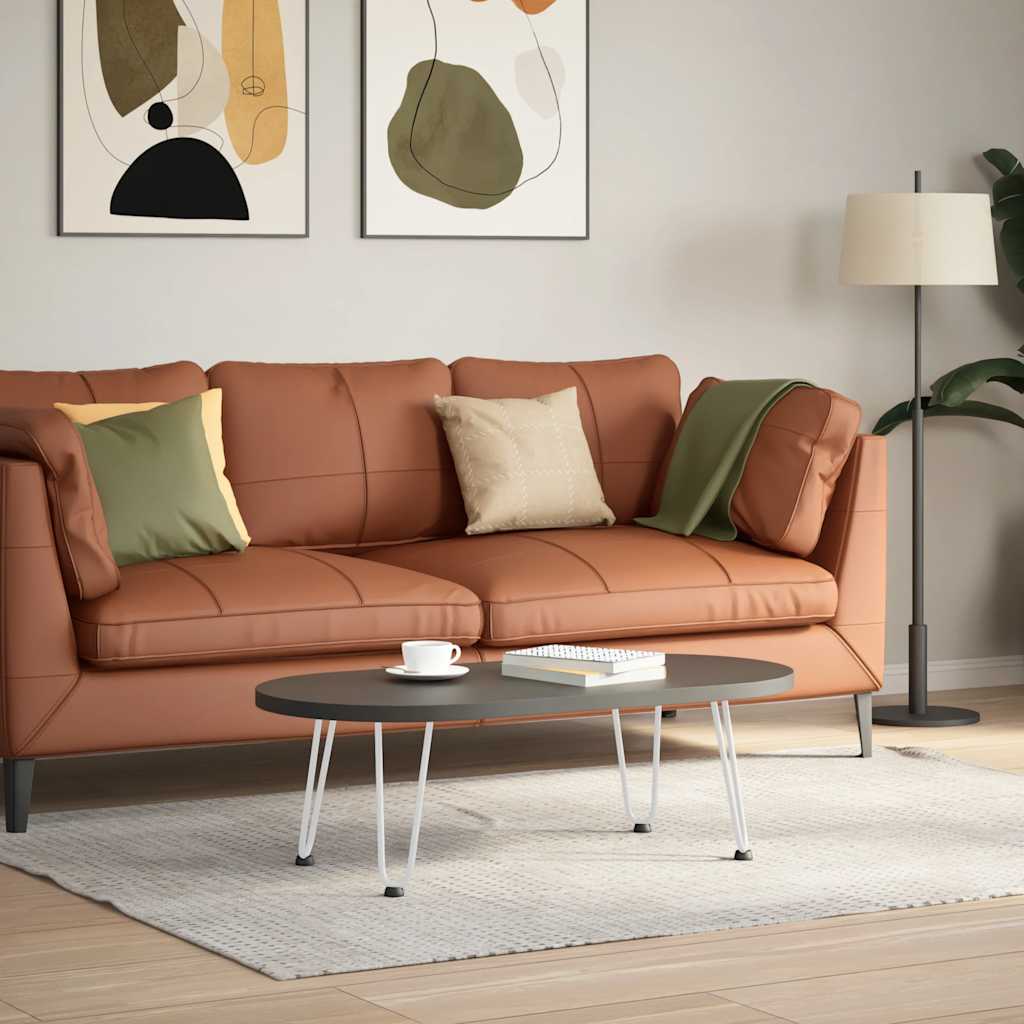 Haarnadelbeine für Couchtisch 4 Stk. Weiß 30 cm Massivstahl