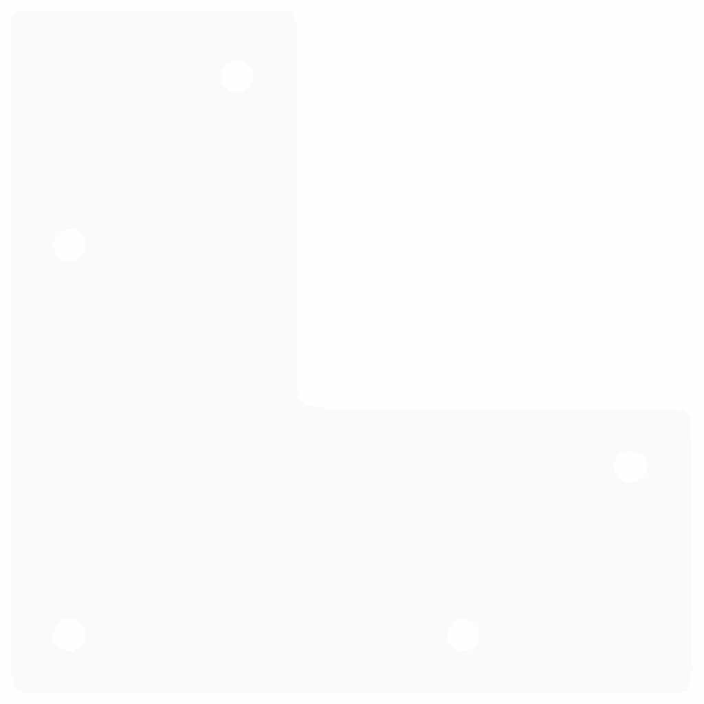 Haarnadelbeine für Couchtisch 4 Stk. Weiß 30 cm Massivstahl