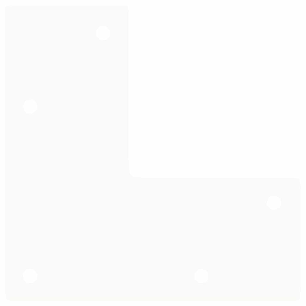 Haarnadelbeine für Couchtisch 4 Stk. Weiß 42 cm Massivstahl