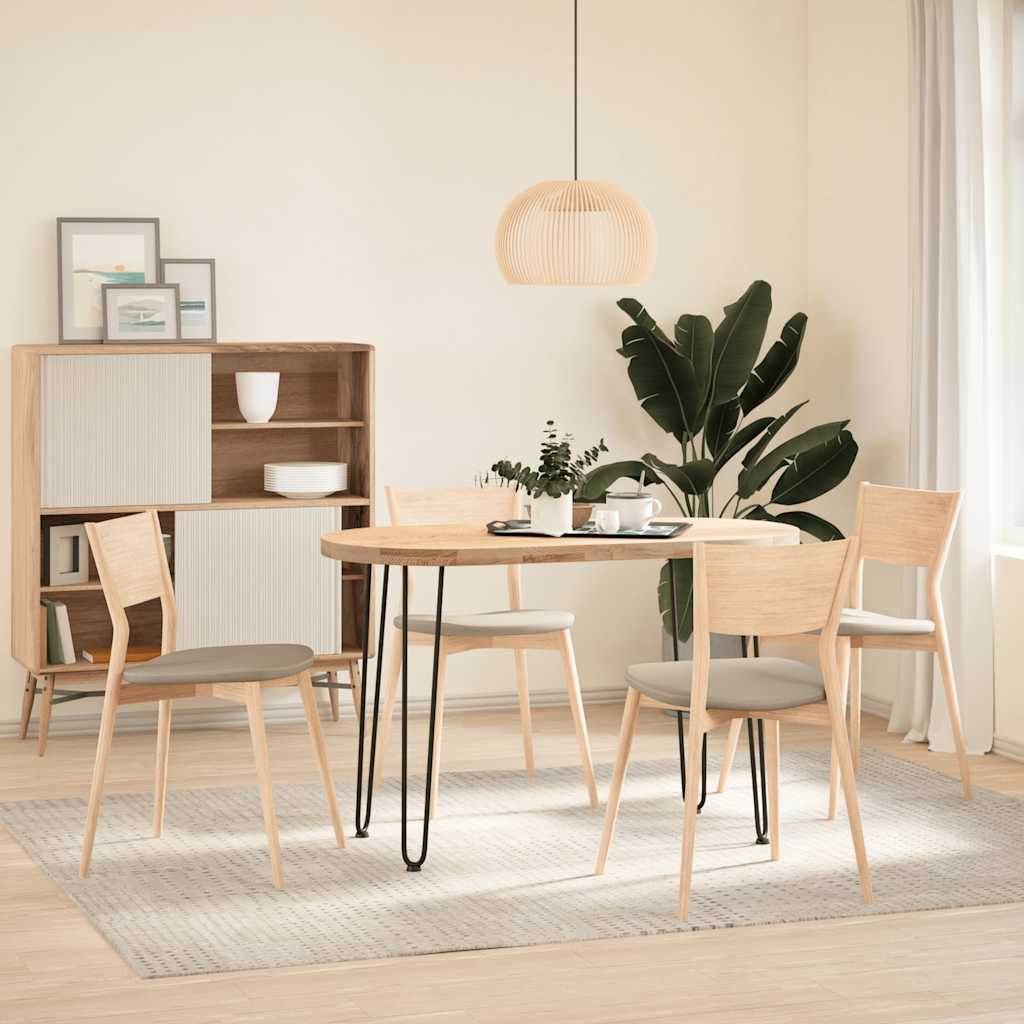 Haarnadelbeine für Konsolentische 4 Stk. Schwarz 72 cm Massivstahl