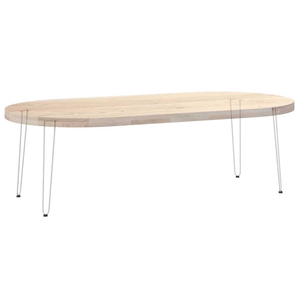 Haarnadelbeine für Konsolentische 4 Stk. Weiß 72 cm Massivstahl