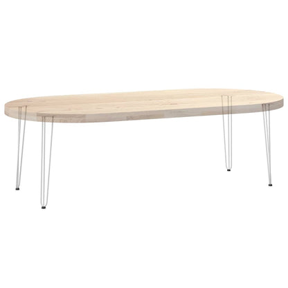 Haarnadelbeine für Konsolentische 4 Stk. Weiß 72 cm Massivstahl