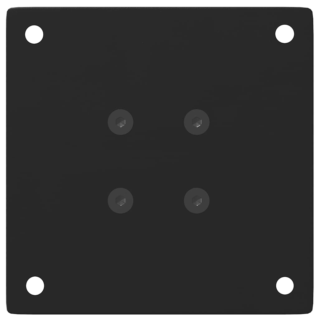 Couchtischbeine 4 Stk. Schwarz 42-44 cm Stahl