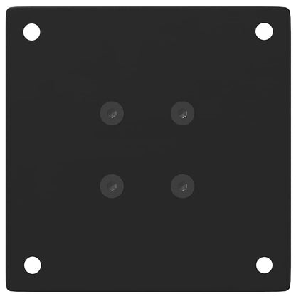 Couchtischbeine 4 Stk. Schwarz 42-44 cm Stahl