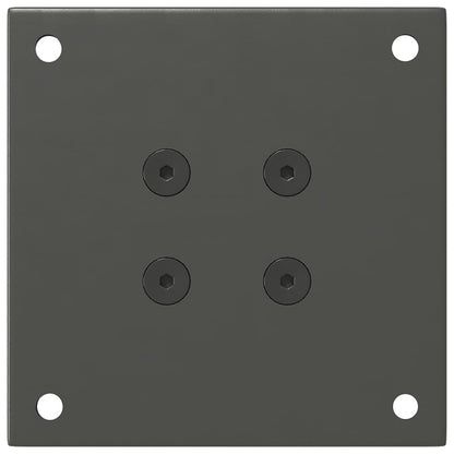 Couchtischbeine 4 Stk. Anthrazit 42-44 cm Stahl