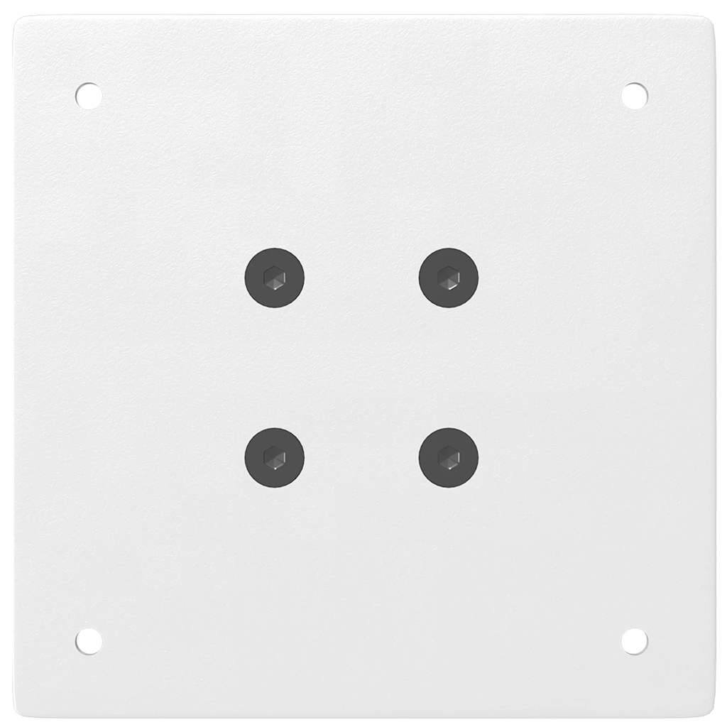 Konsolentischbeine 4 Stk. Weiß 72-74 cm Stahl