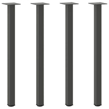 Konsolentischbeine 4 Stk. Anthrazit 72-74 cm Stahl