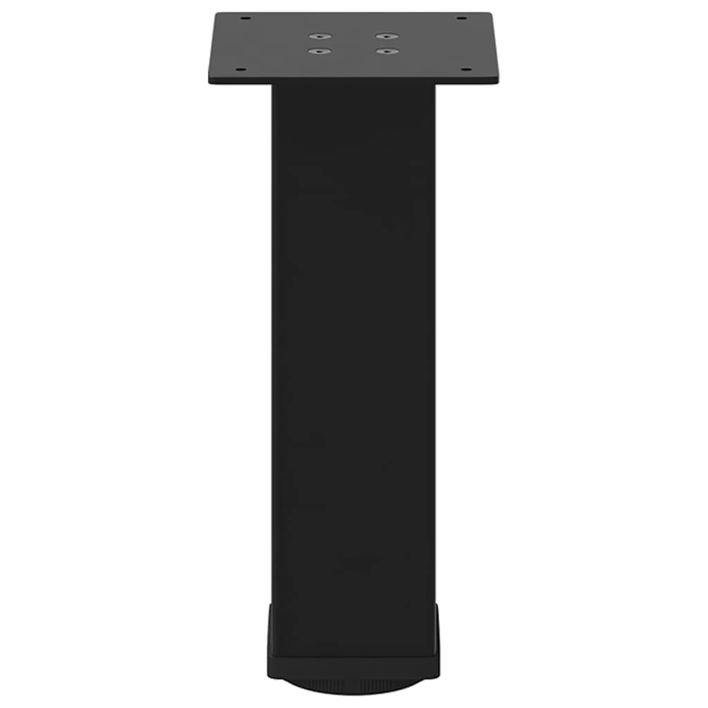 Couchtischbeine 4 Stk. Schwarz 42-44 cm Stahl