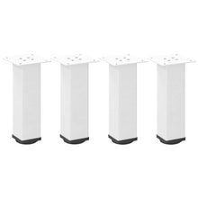 Couchtischbeine 4 Stk. Weiß 42-44 cm Stahl