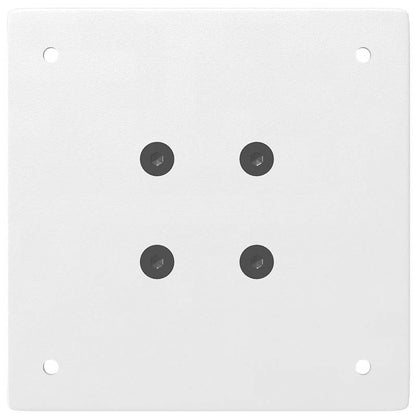 Couchtischbeine 4 Stk. Weiß 42-44 cm Stahl