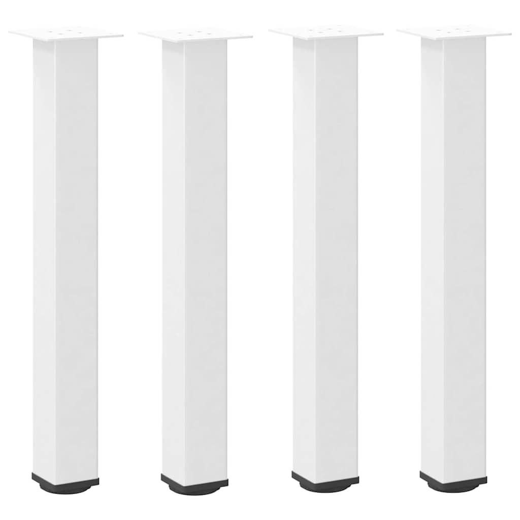 Konsolentischbeine 4 Stk. Weiß 72-74 cm Stahl