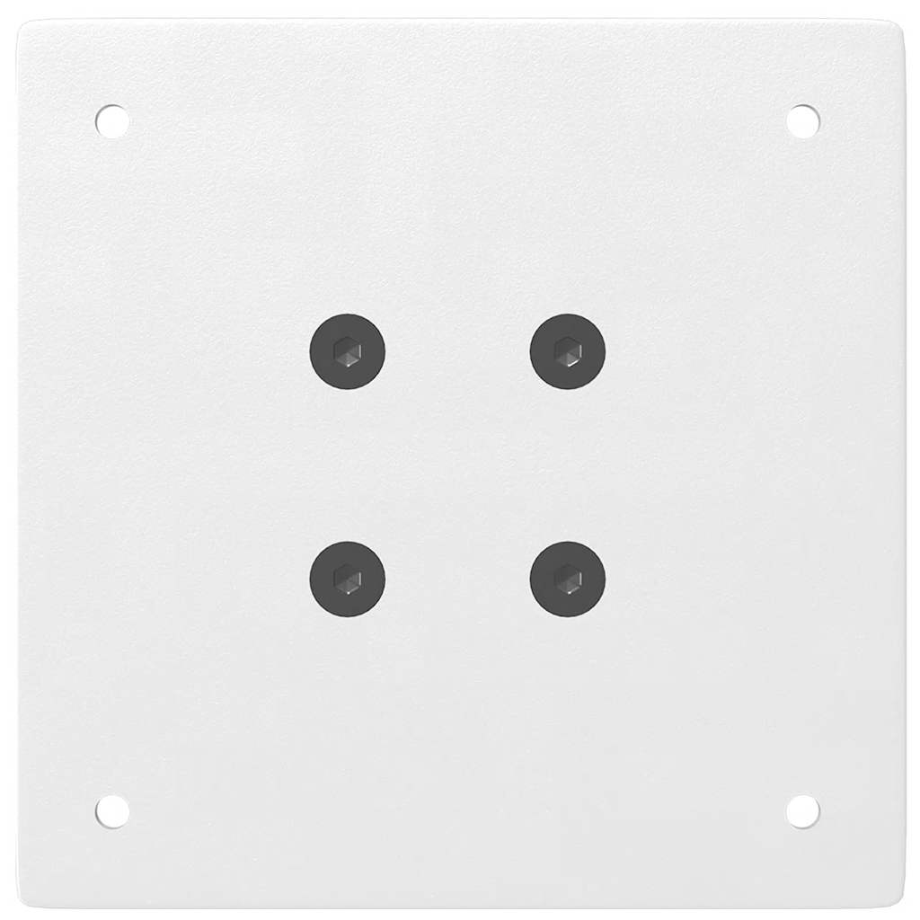 Bartischbeine 4 Stk. Weiß 90-92 cm Stahl