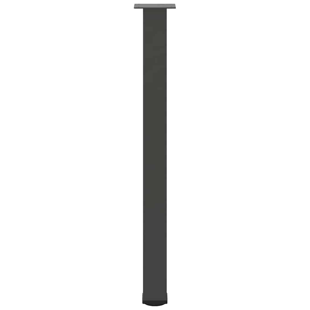 Bartischbeine 4 Stk. Anthrazit 90-92 cm Stahl