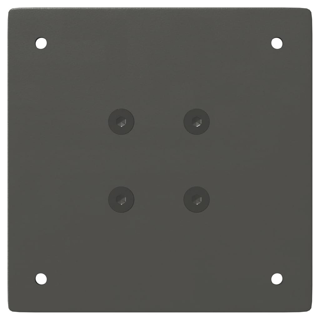 Bartischbeine 4 Stk. Anthrazit 90-92 cm Stahl