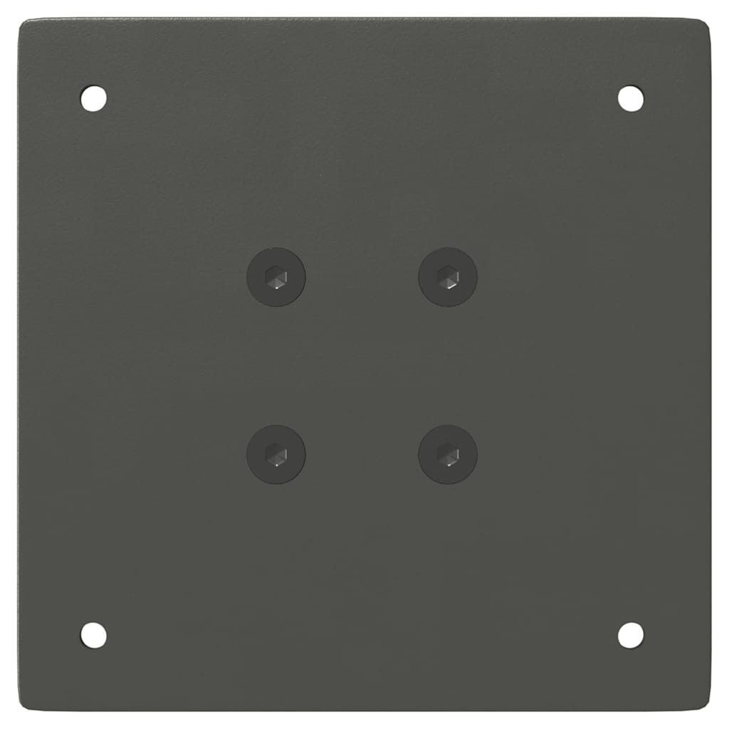 Bartischbeine 4 Stk. Anthrazit 100-102 cm Stahl