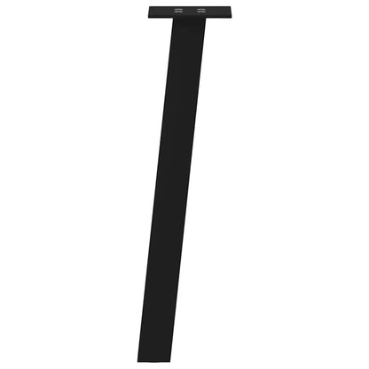 Couchtischbeine 4 Stk. Schwarz 42 cm Stahl