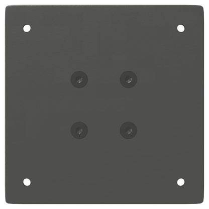 Couchtischbeine 4 Stk. Anthrazit 42 cm Stahl