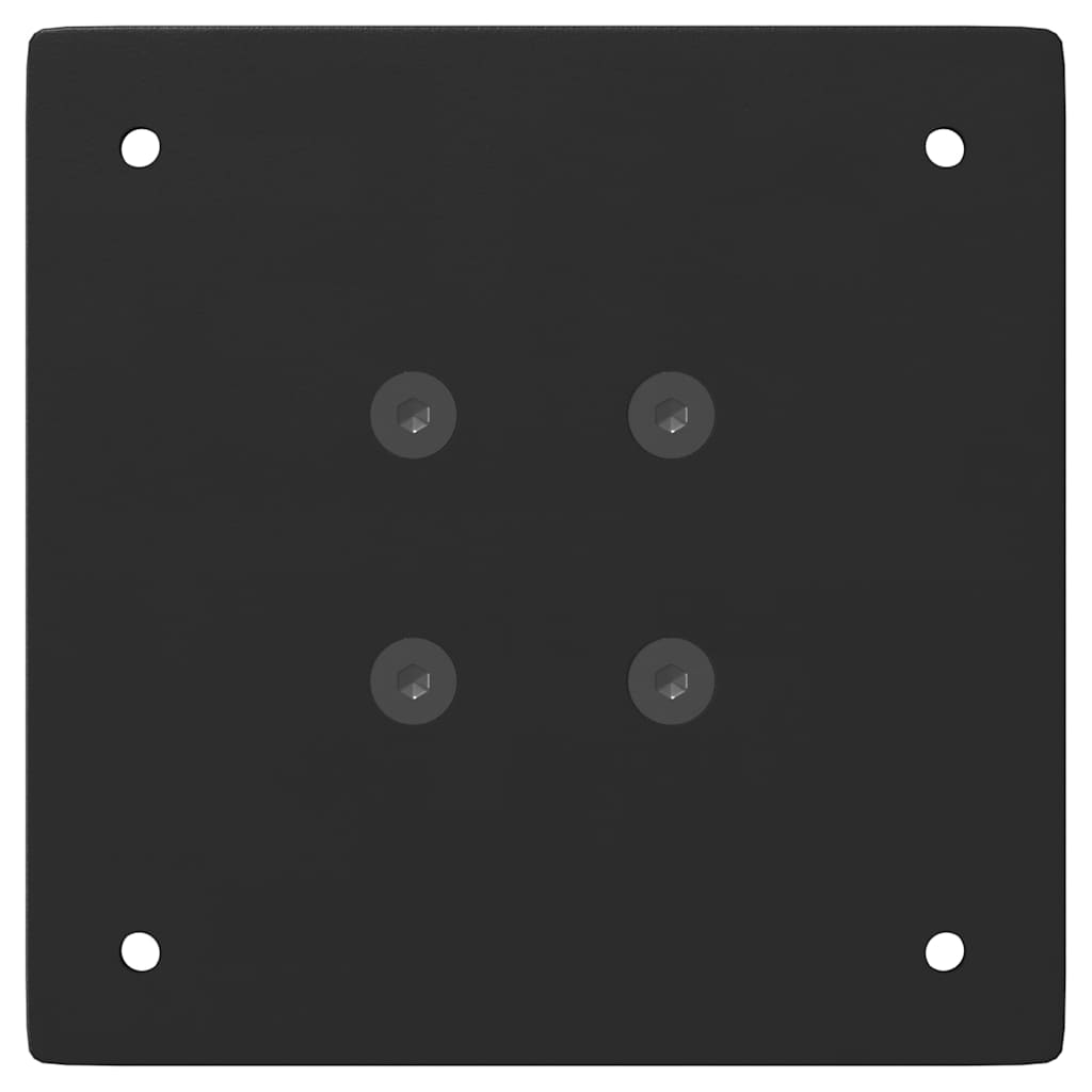 Konsolentischbeine 4 Stk. Schwarz 72 cm Stahl