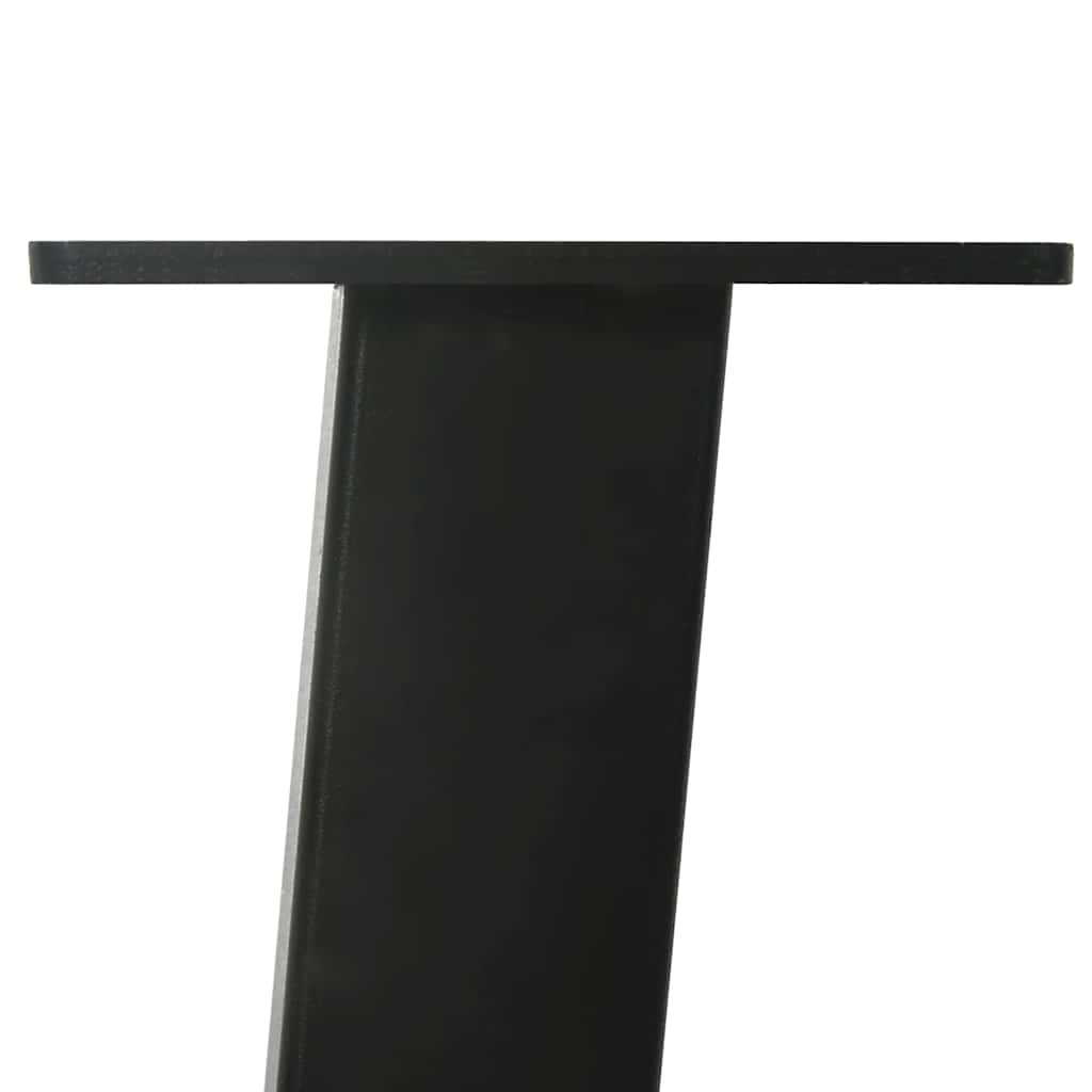 Konsolentischbeine 4 Stk. Schwarz 72 cm Stahl