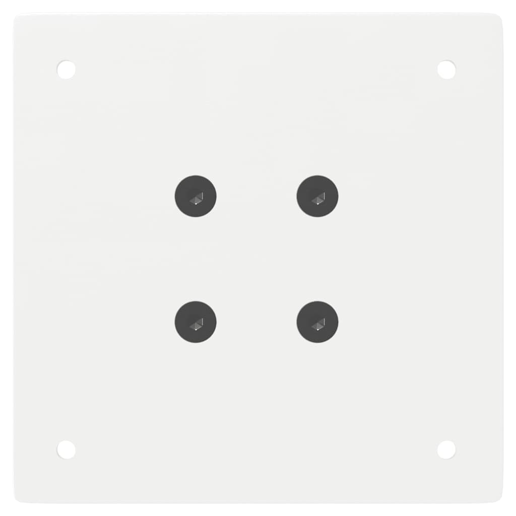 Konsolentischbeine 4 Stk. Weiß 72 cm Stahl