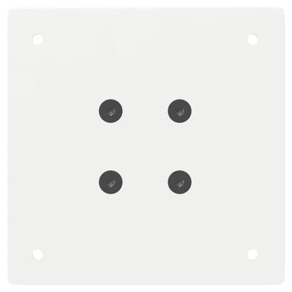 Konsolentischbeine 4 Stk. Weiß 72 cm Stahl