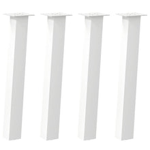 Konsolentischbeine 4 Stk. Weiß 72 cm Stahl