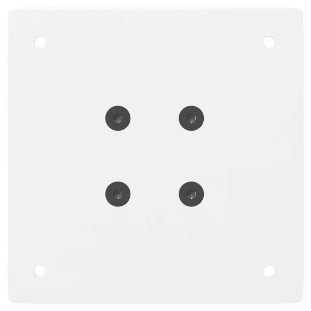 Konsolentischbeine 4 Stk. Weiß 72 cm Stahl