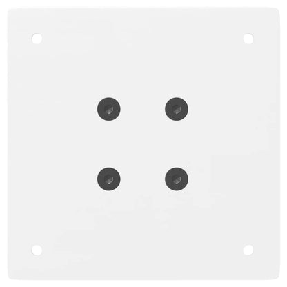 Konsolentischbeine 4 Stk. Weiß 72 cm Stahl