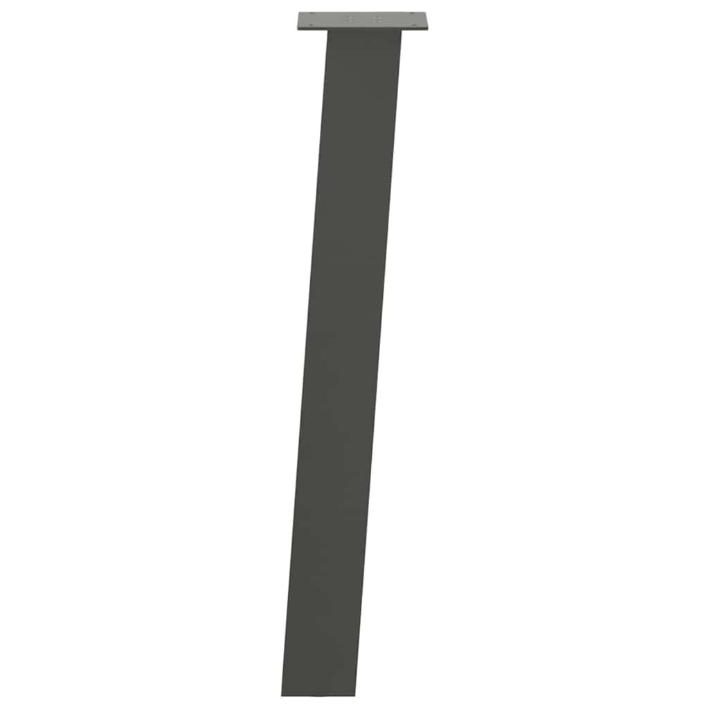 Konsolentischbeine 4 Stk. Anthrazit 72 cm Stahl