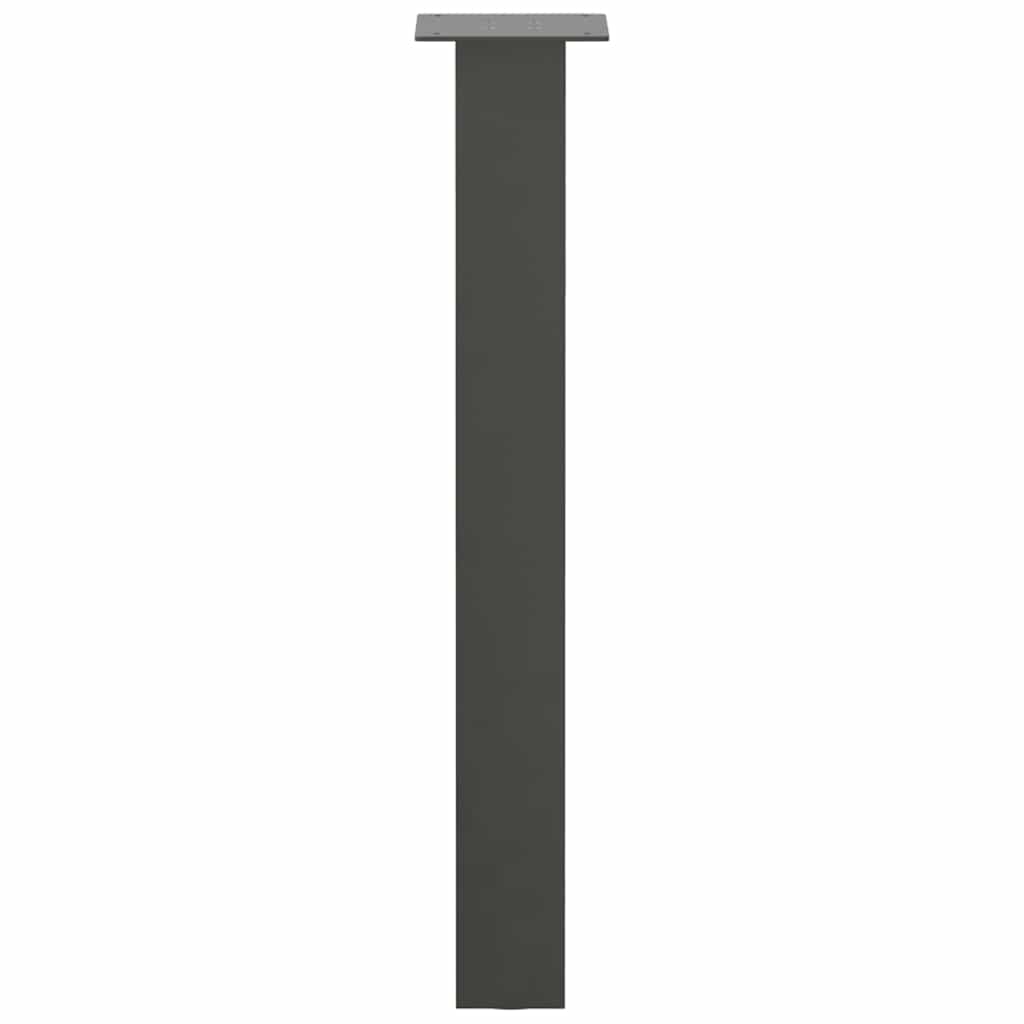 Konsolentischbeine 4 Stk. Anthrazit 72 cm Stahl