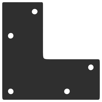 Couchtischbeine Konische Form 4 Stk. Schwarz 42-43 cm Stahl