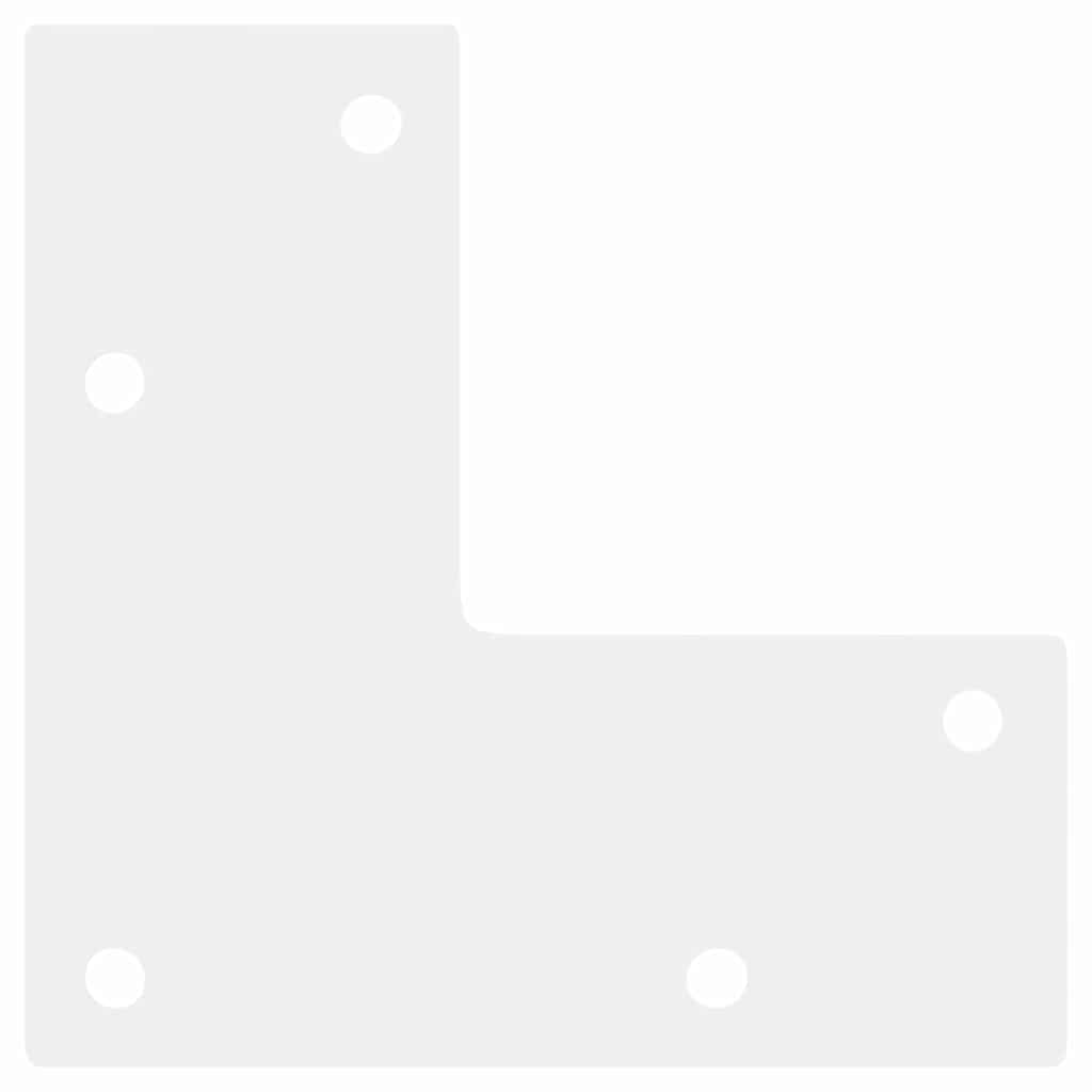 Konsolentischbeine Konische Form 4 Stk. Weiß 72-73 cm Stahl