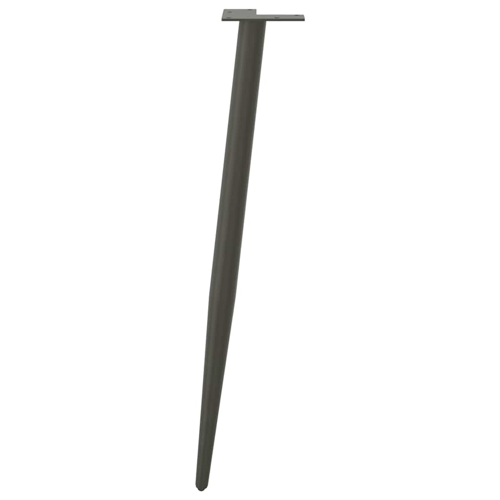 Konsolentischbeine Konische Form 4 Stk. Anthrazit 72-73 cm Stahl