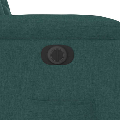 Relaxsessel mit Aufstehhilfe Elektrisch Dunkelgrün Stoff