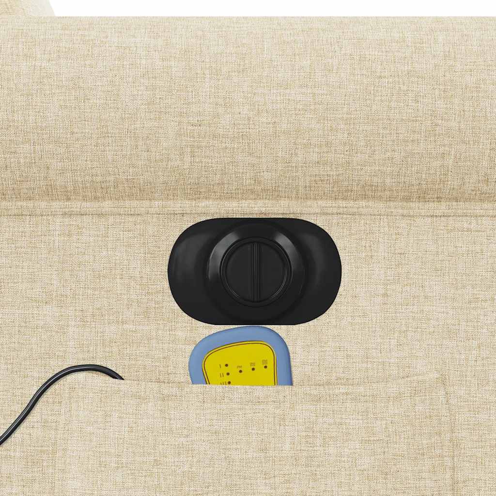Massagesessel Elektrisch Creme Stoff