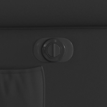 Relaxsessel Aufstehen Elektrisch Glänzend Schwarz Kunstleder