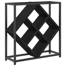 Weinregal Schwarz Eichen-Optik 51 x 18 x 52,5 cm Holzwerkstoff