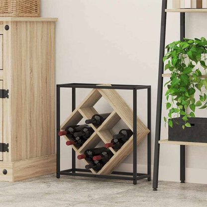 Weinregal Sonoma-Eiche 51 x 18 x 52,5 cm Holzwerkstoff