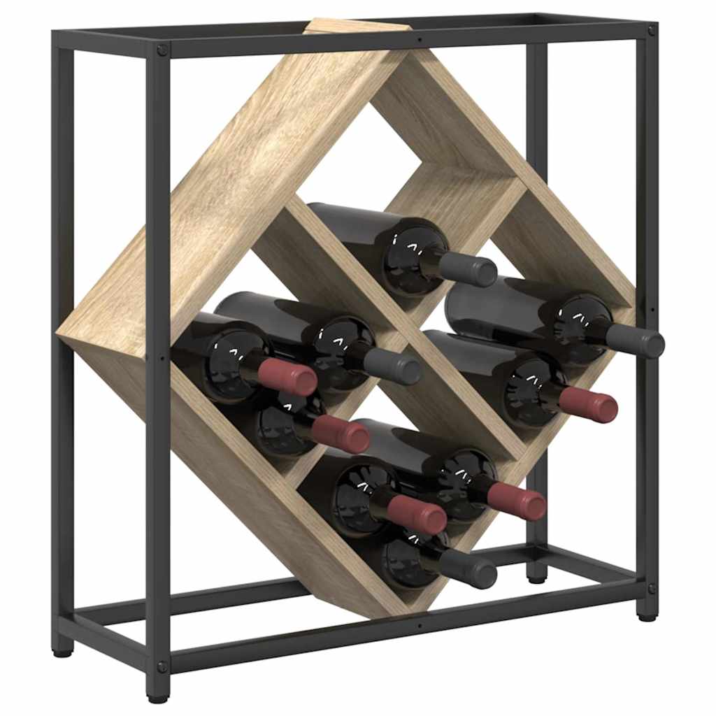Weinregal Sonoma-Eiche 51 x 18 x 52,5 cm Holzwerkstoff
