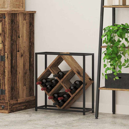 Weinregal Altholz 51 x 18 x 52,5 cm Holzwerkstoff
