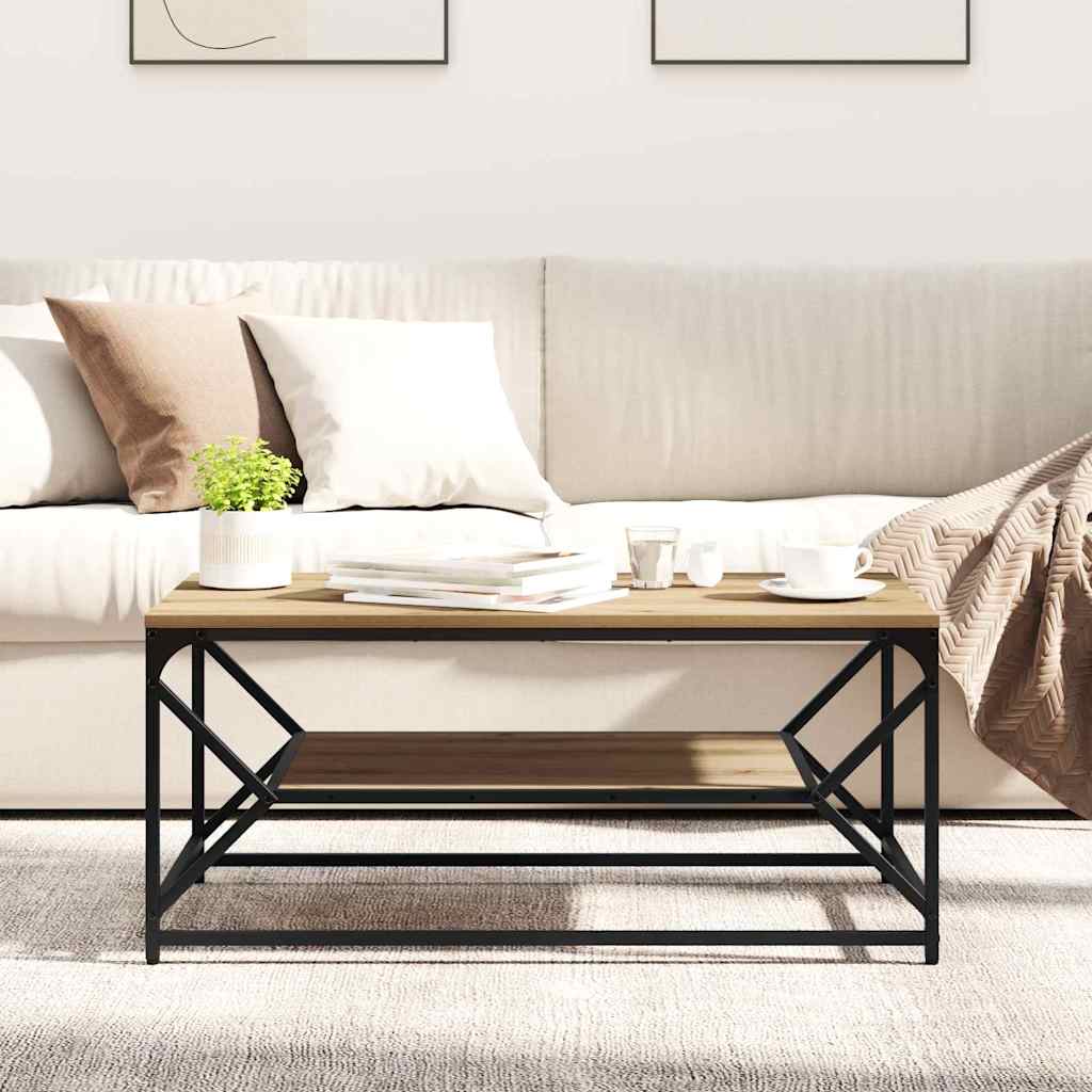 Couchtisch Eiche handwerklich 90 x 50 x 40 cm