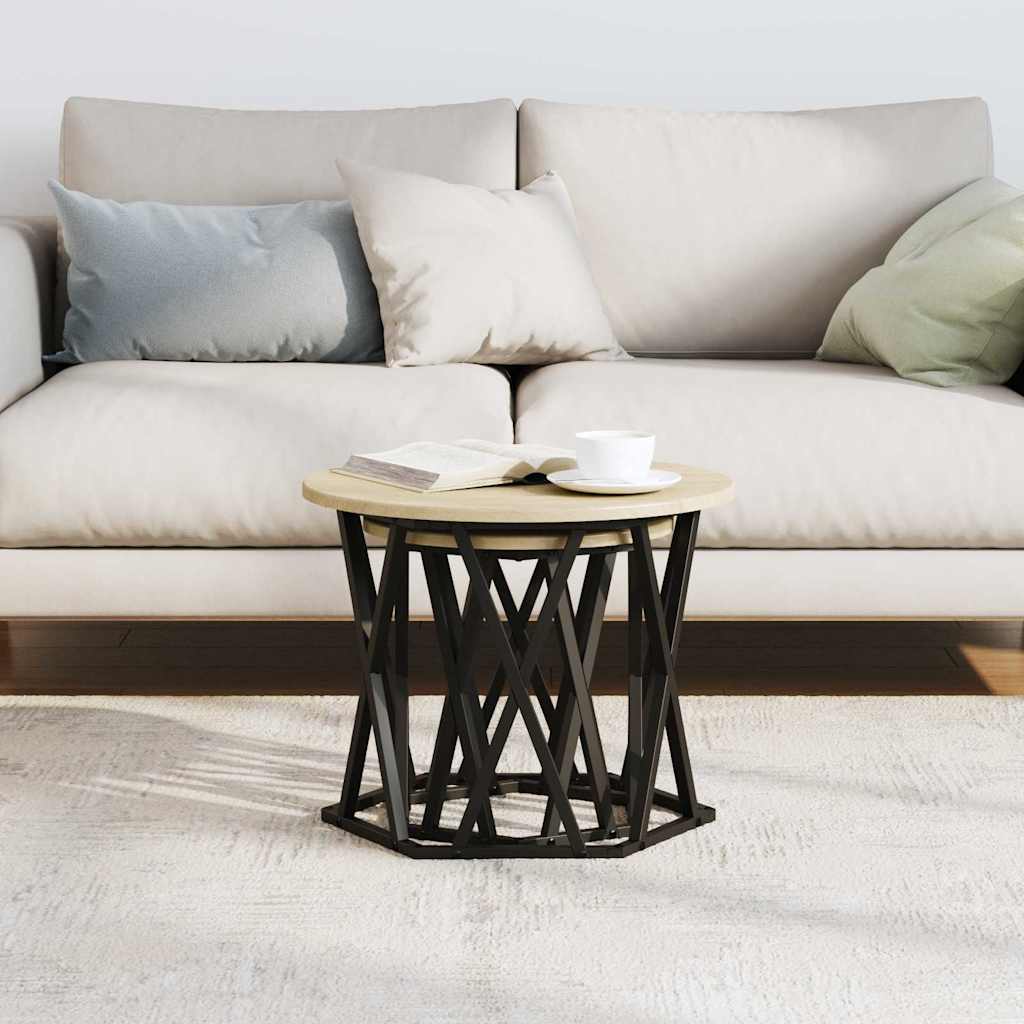 Beistelltisch 2 pcs Sonoma Eiche 50 x 50 x 40 cm