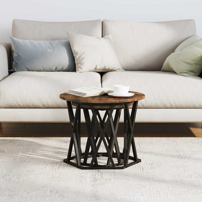 Beistelltisch 2 pcs Räuchereiche 50 x 50 x 40 cm