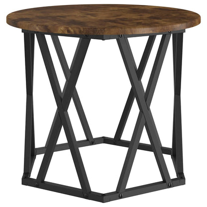 Beistelltisch 2 pcs Räuchereiche 50 x 50 x 40 cm