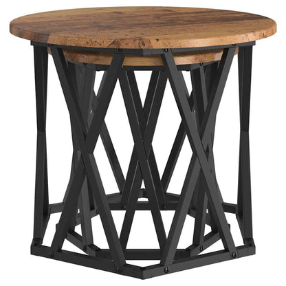 Beistelltisch 2 pcs Altholz 50 x 50 x 40 cm