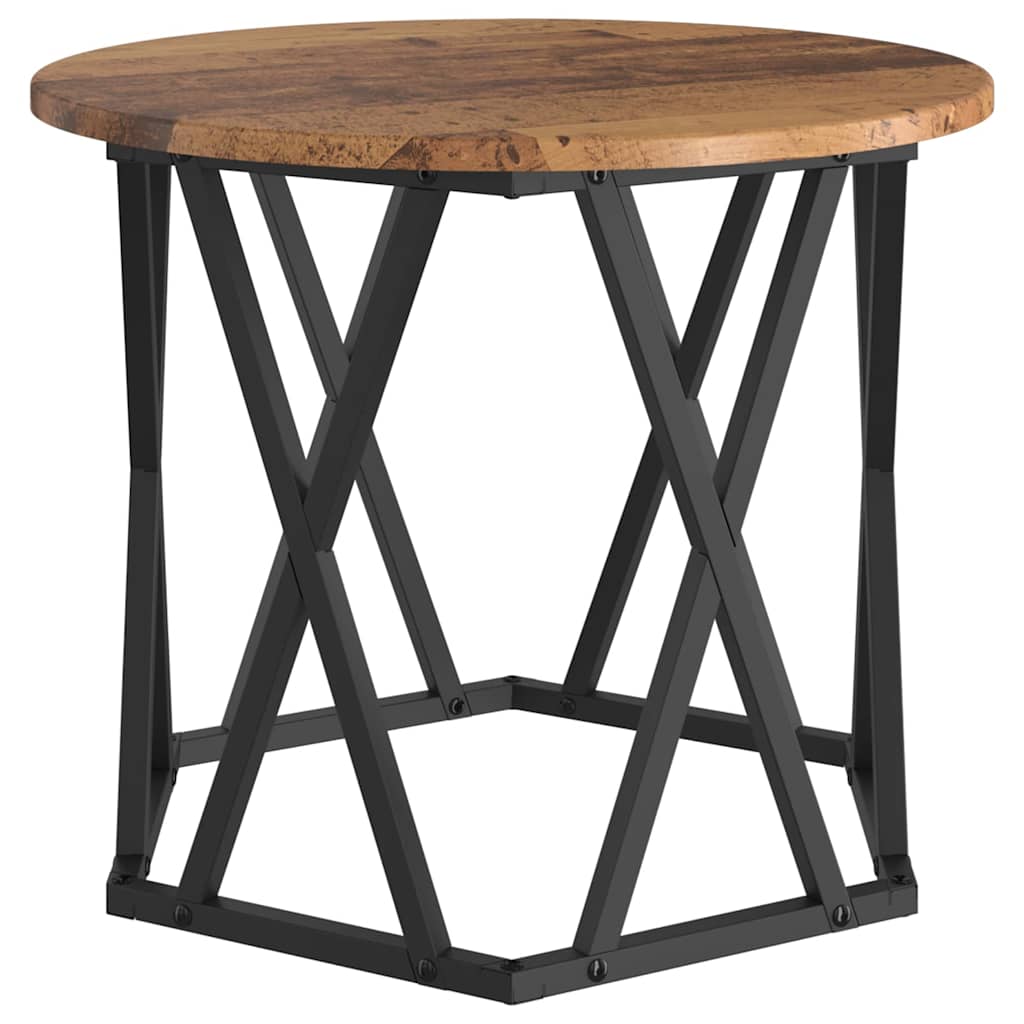 Beistelltisch 2 pcs Altholz 50 x 50 x 40 cm