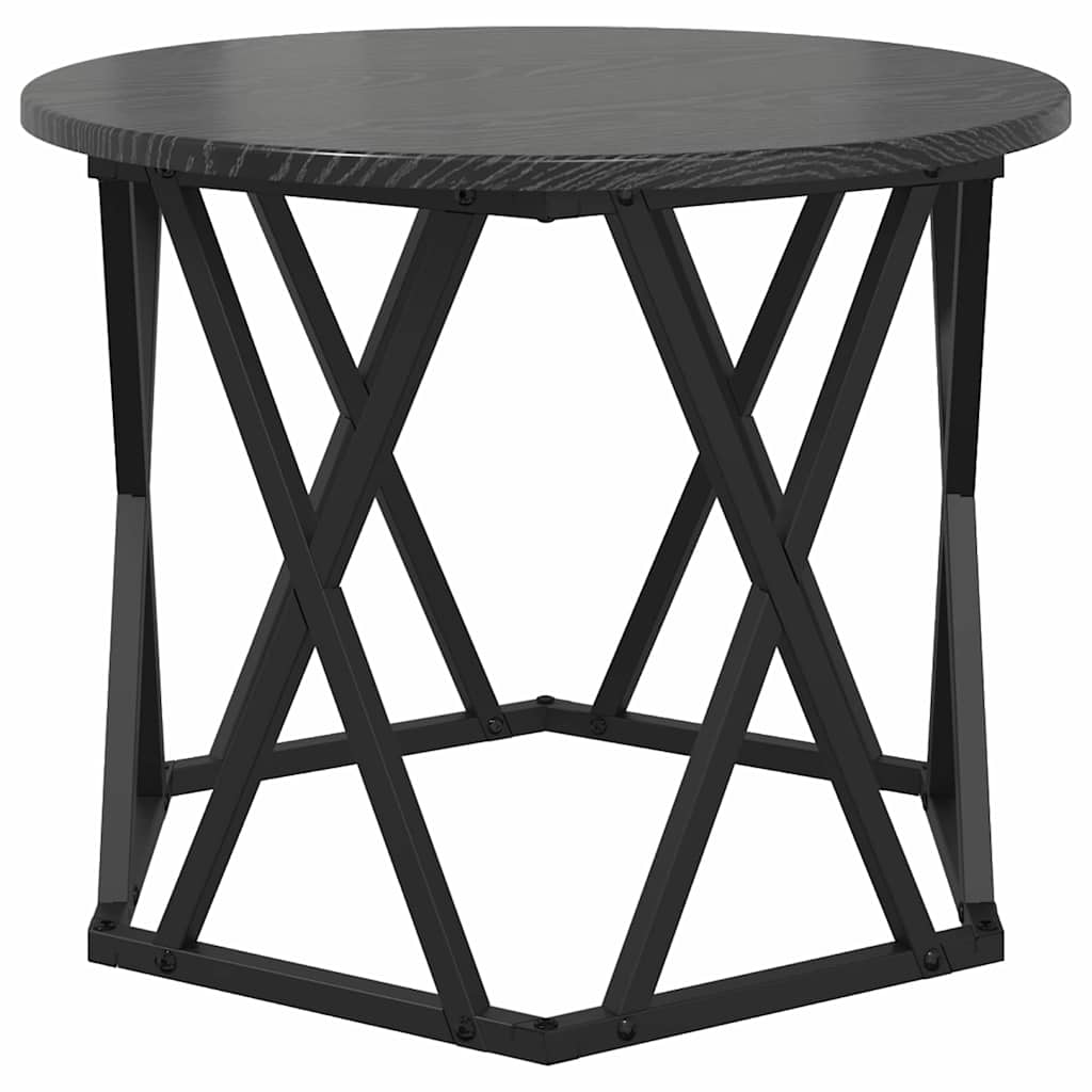 Nesting Beistelltisch 3 pcs Schwarze Eiche 53 x 53 x 40 cm