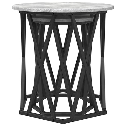 Couchtisch 2 pcs Grau Sonoma 50 x 50 x 50 cm