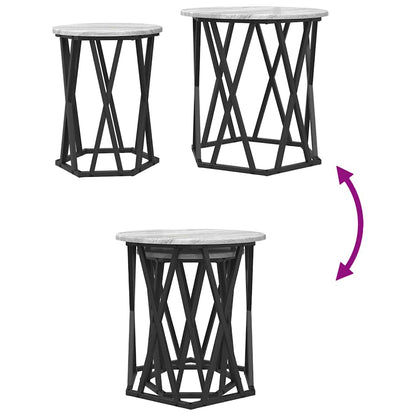 Couchtisch 2 pcs Grau Sonoma 50 x 50 x 50 cm